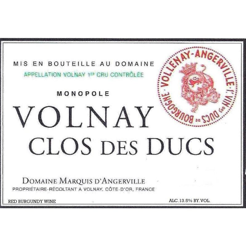 Marquis d&#39;Angerville Clos des Ducs 2021