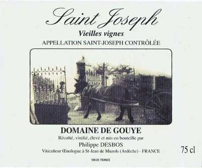 Domaine de Gouye St. Joseph Vieilles Vignes  2017