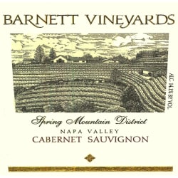 Barnett Vineyards Cabernet Sauvignon Spring Mountain District 2017